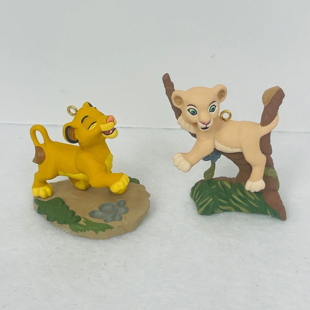 Hallmark Keepsake Ornament 1994 Disney The Lion King Simba and Nala Set of 2
